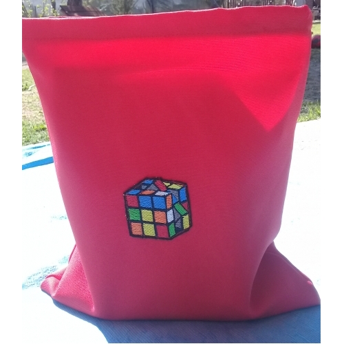 Bolsa para Cubos Rubik XL Roja