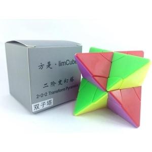  LimCube Transform Pyraminx 2x2 (Mezclado)