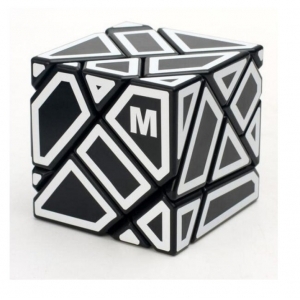 Cubo Rubik Ninja Ghost Black M + Base