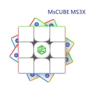 MsCUBE MS3X Dual-Magnetic 3x3x3 Speed Cube Stickerless 